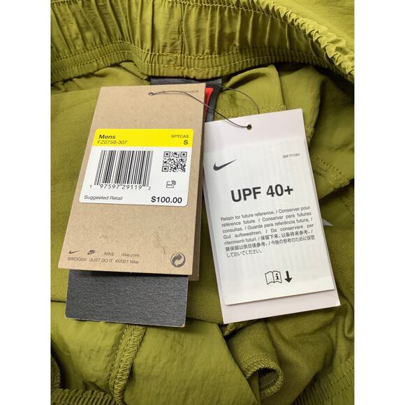 Nike Men's Small Pacific Moss Tech Woven Tapered Jogger Pants Athleisure L3-10 - Picture 9 of 9